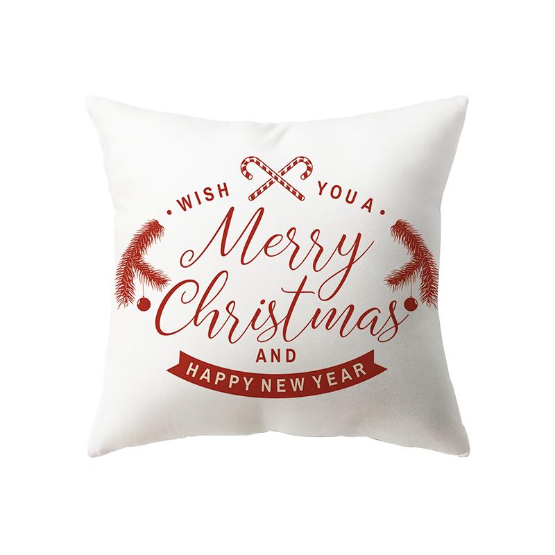 Χριστουγεννιάτικη Διακόσμηση Χριστουγεννιάτικο Θέμα Εκτύπωση Σχέδιο Κάλυμμα Μαξιλαριού Διακόσμηση Σαλονιού Σπιτιού Κάλυμμα Μαξιλαριού Μαξιλάρι