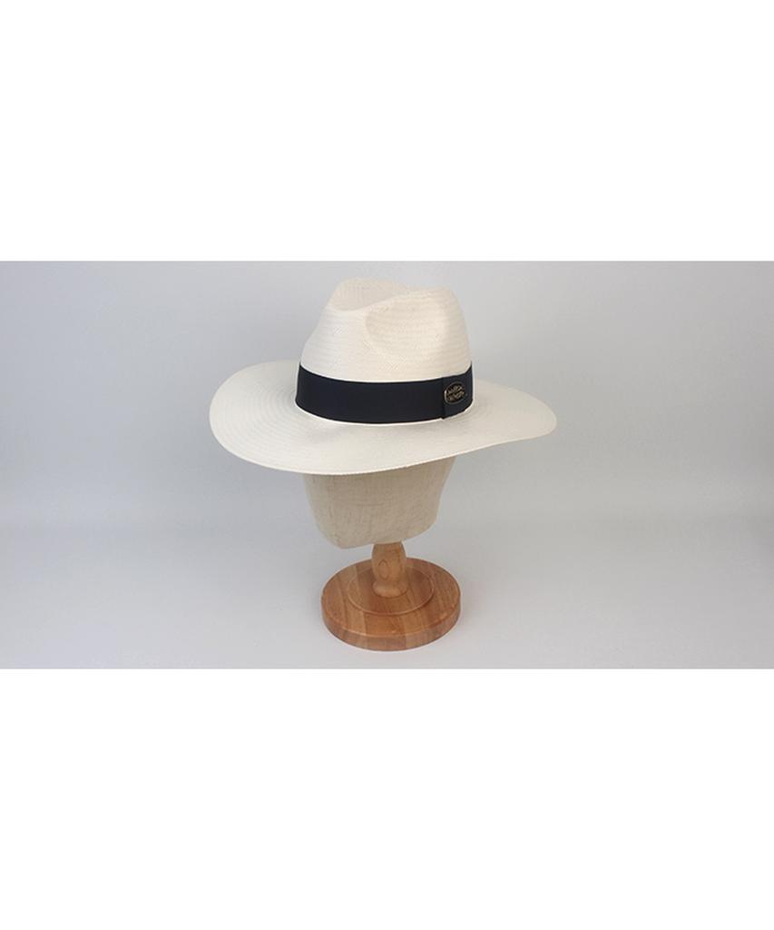 Yunibeosyeolkemiseuteuli Summer Navy Line White Long Fedora