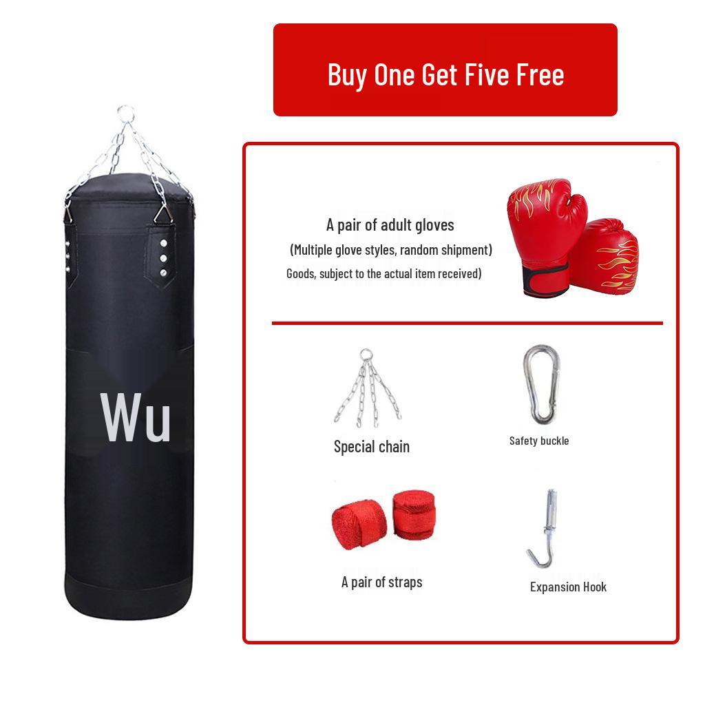 Hanging Oxford Cloth Canvas Punching Bag for Adults - Thickened for Gym and Sanda Training