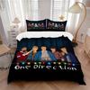 3Pcs One Direction Adventure Bedding Set Soft Fabric Duvet Cover Pillowcases Home Christmas Xmas Halloween Gift 1 Duvet Cover 2 Pillowcase G1234