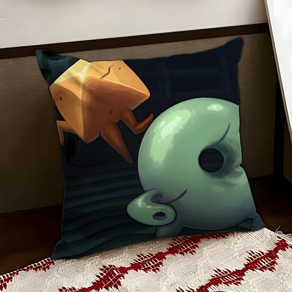 Housse de coussin Slay the Spire Réversible Douce Durable Housse d'oreiller Maison Voiture Utilisation Multi-Scène pour le Confort Quotidien