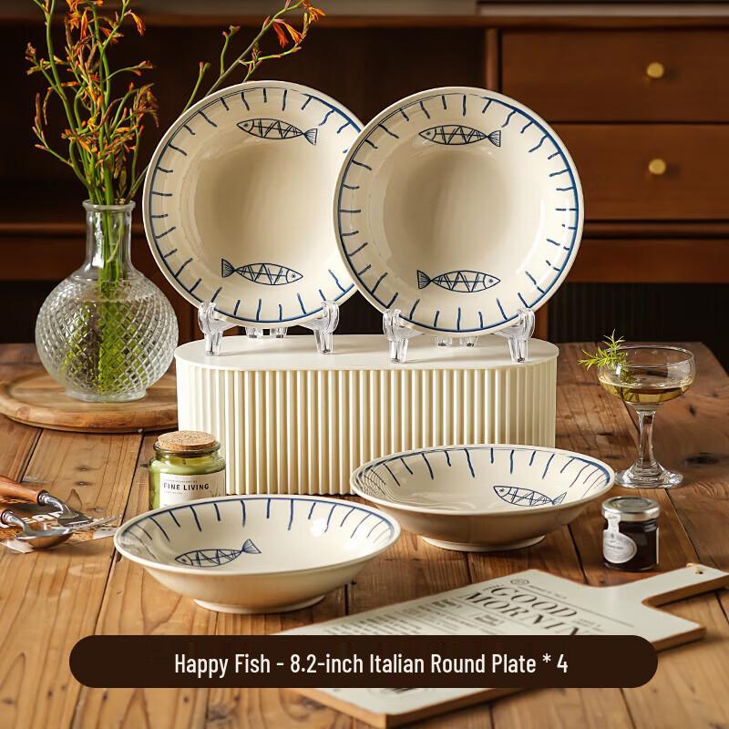 

ZISIZ Japanese Hand-Painted Ceramic Dinnerware Set