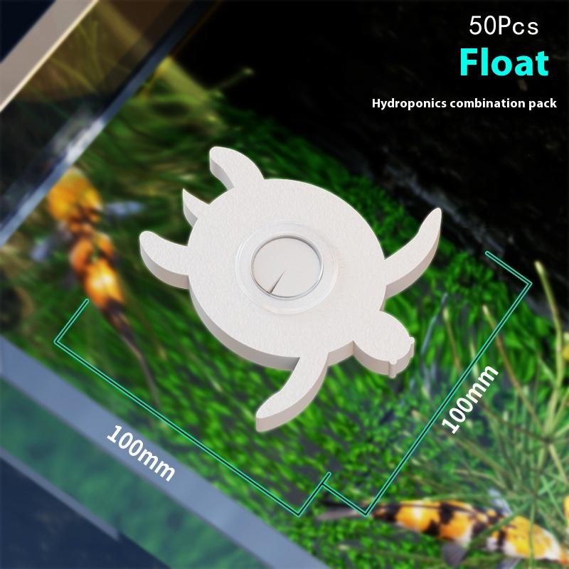 50Pcs Hydroponic Planting Basket Plant Planting Container Floating Turtle Planting Pots Fish Tank Planting Water Plant Cup