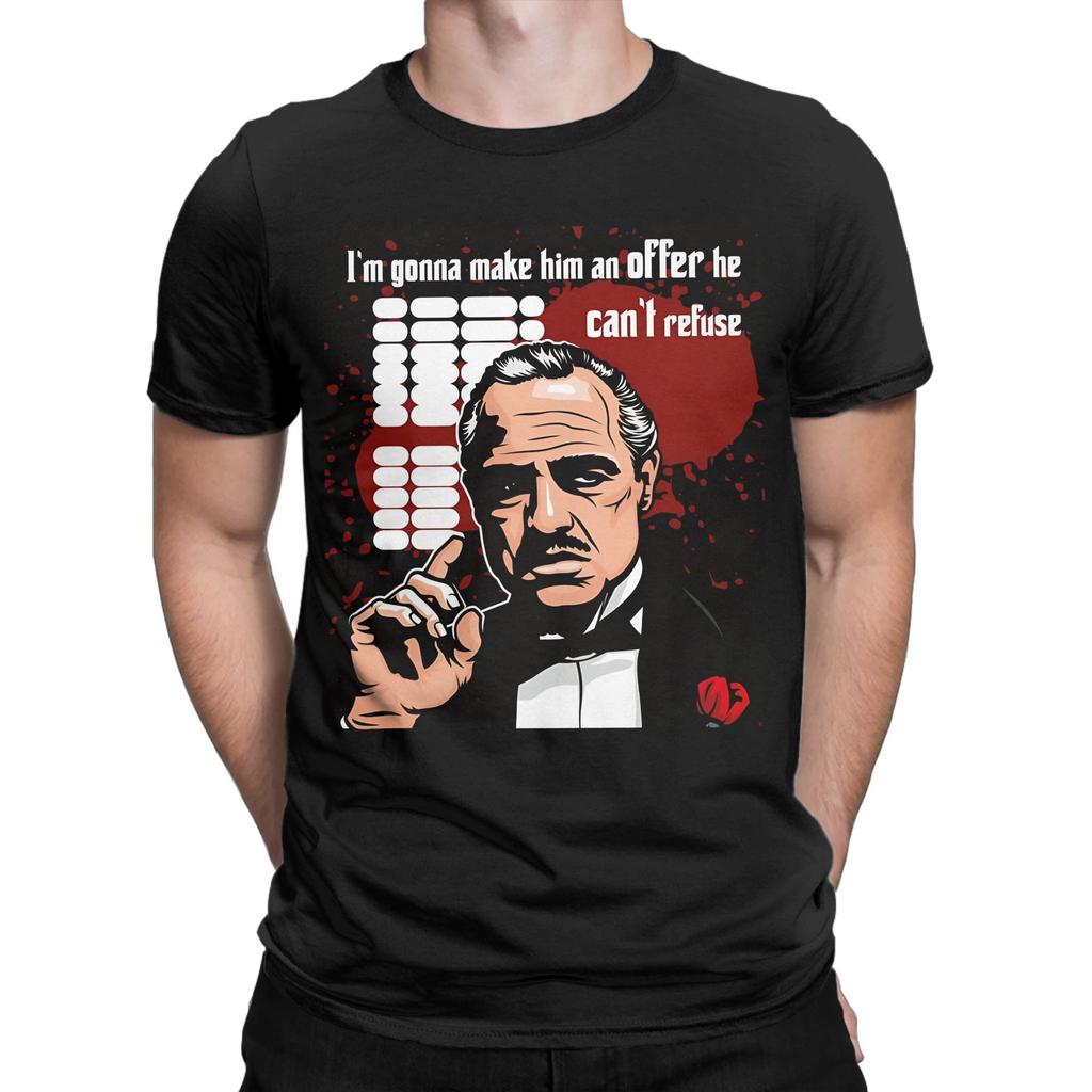 The Godfather T Shirt Summer Cotton T Shirts For Man Popular Print Tee Shirt ShortSleeve Aesthetic Tees