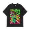 275 GSM Washed T-shirts 100% Cotton One Piece V69 Brook Print Unisex Heavy Cotton T Shirt