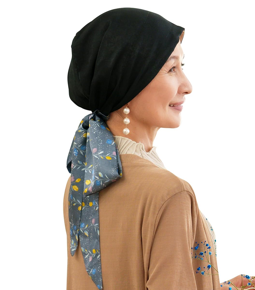 

[ПОЦЕЛУЙ МОЮ ЖИЗНЬ] Медицинская шапочка, Шапочка для ухода, Женская, Коллаборация Misuzu Uta, Awayuki ЛЮКС Тюрбан от противораковых препаратов (Коннезу) (kml100154a)