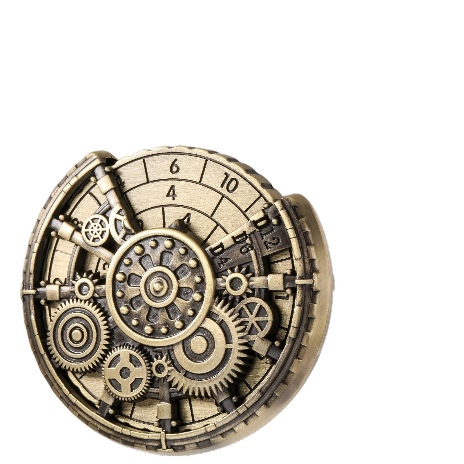 

EDC Metal Relieve Stress Relief Reducing Toy Fidget Roller Spinner Spinning Top Gyroscope Decompression Rotating for Children мідний