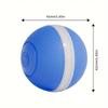 Electric Pet Interactive Ball Indoor Automatic Rolling Magic Ball with LED Light Low Noise Smart Ball Cat Toy for All Age of Cat