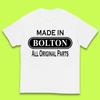 Hergestellt in Bolton Alle Originalteile Vintage Retro Geburtstag Stadt in Greater Manchester, England Geschenk Kinder T-Shirt