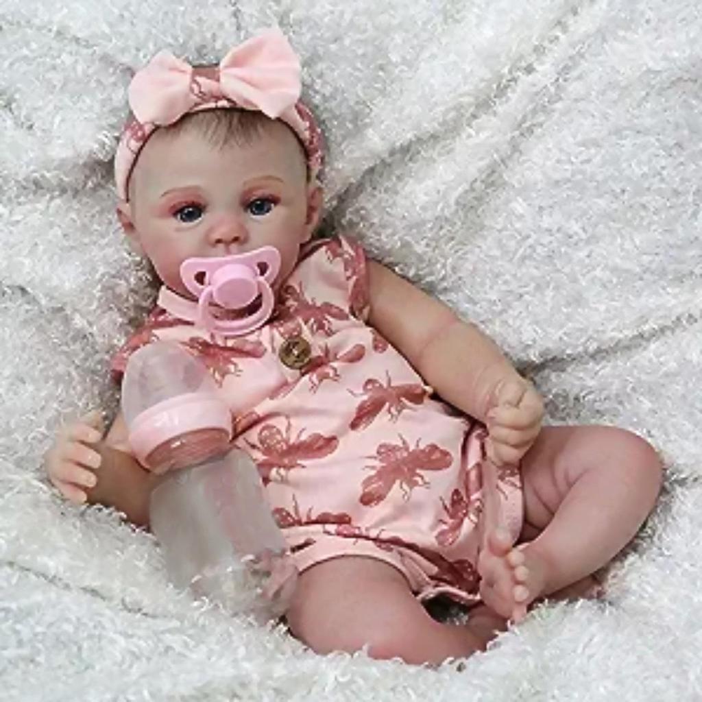 45CM Washable Infant Bath Doll Toy, Role-playing Figure for Girls, Children's Birthday Gift