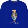 Polo Ralph Lauren Animal Print Crew Neck Long Sleeve T-Shirt Men Tops Blue 710897346005