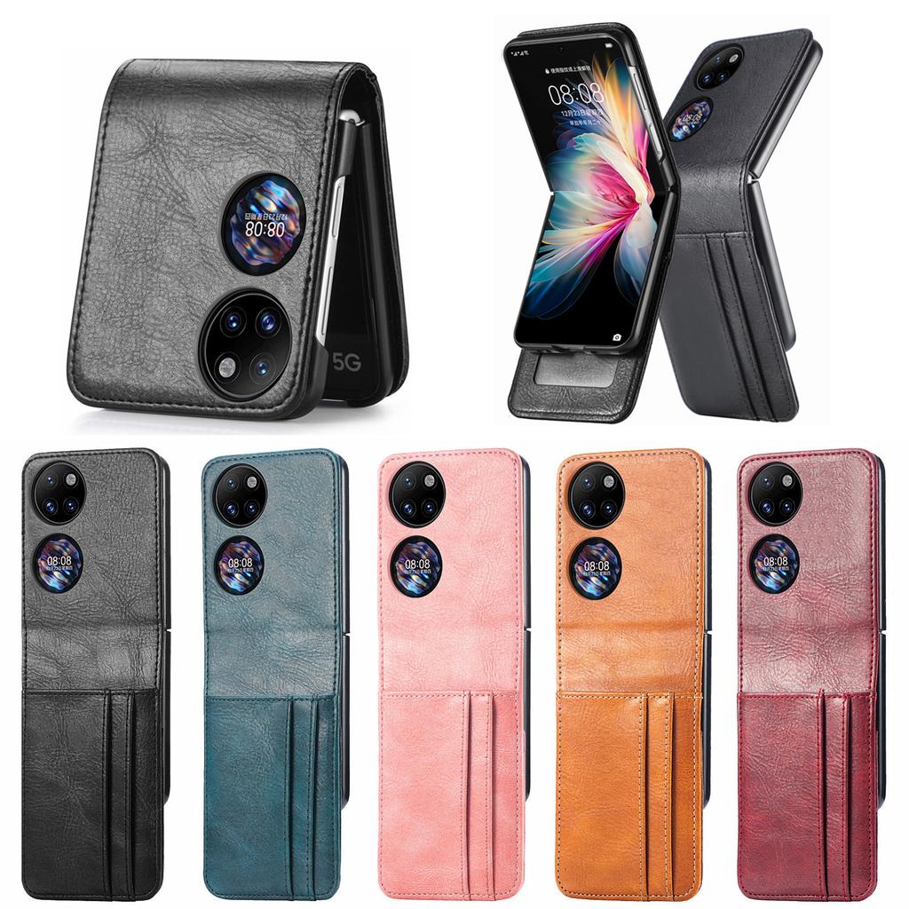 Compatible with Huawei P50Pokcet phone case flip zflip 3/4 card slot coin purse flip Japanese protective case