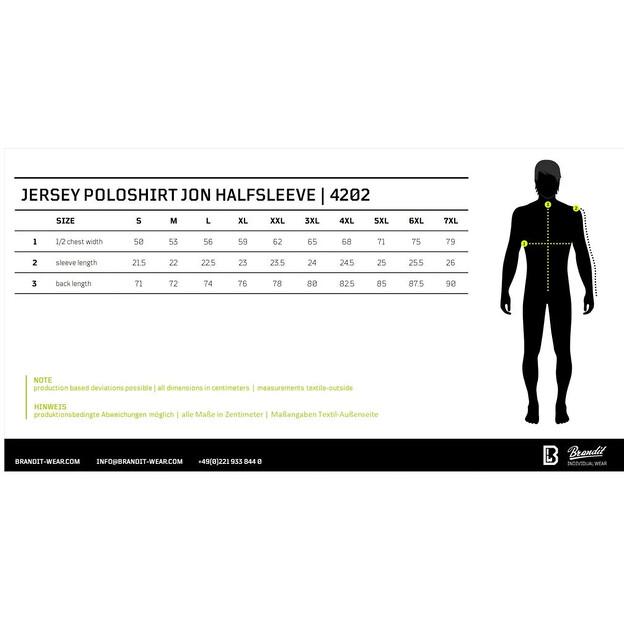 Brandit Jon поло с короткими рукавами