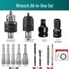 Multi-Functional Electric Drill Chuck and Air Impact Wrench Adapter