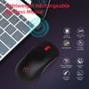 HXSJ Lightweight Gaming Mouse Wireless Mouse 2.4 G Connectivity Rechargeable 10000 DPI Matte