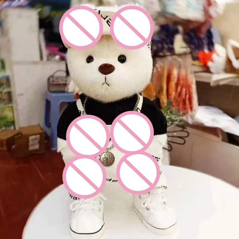 New Little Bear Plush Doll Clothes Toys for Changing Clothes Kawaii Children's Stuffed Dolls Room Decoration Gifts for Girls
