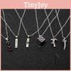 Kaisen Cube Jujutsu Hammer Nail Broken Design Pendant Necklace For Fans
