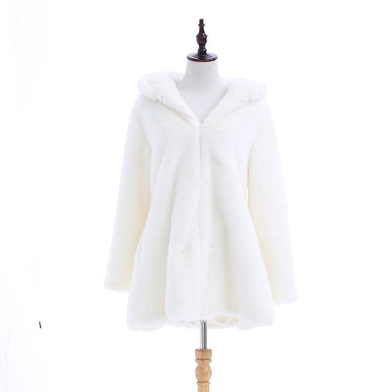 Women's Faux Mink Fur and Leather Long Coat (2021)