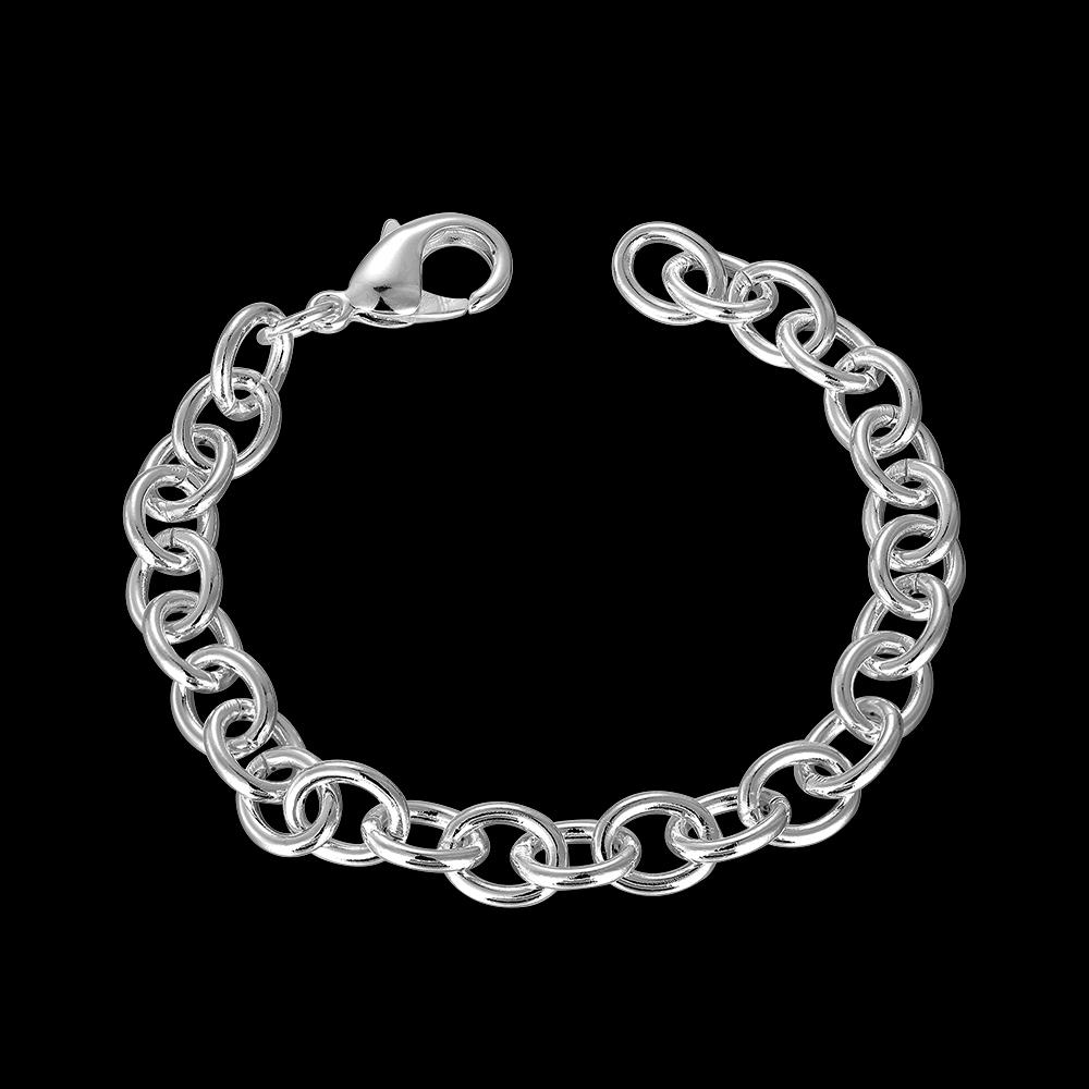 Copper Plating O-Shaped Link Chain Bracelet For Men& Women Simple Versatile Copper Color Unisex Jewelry For Lovers