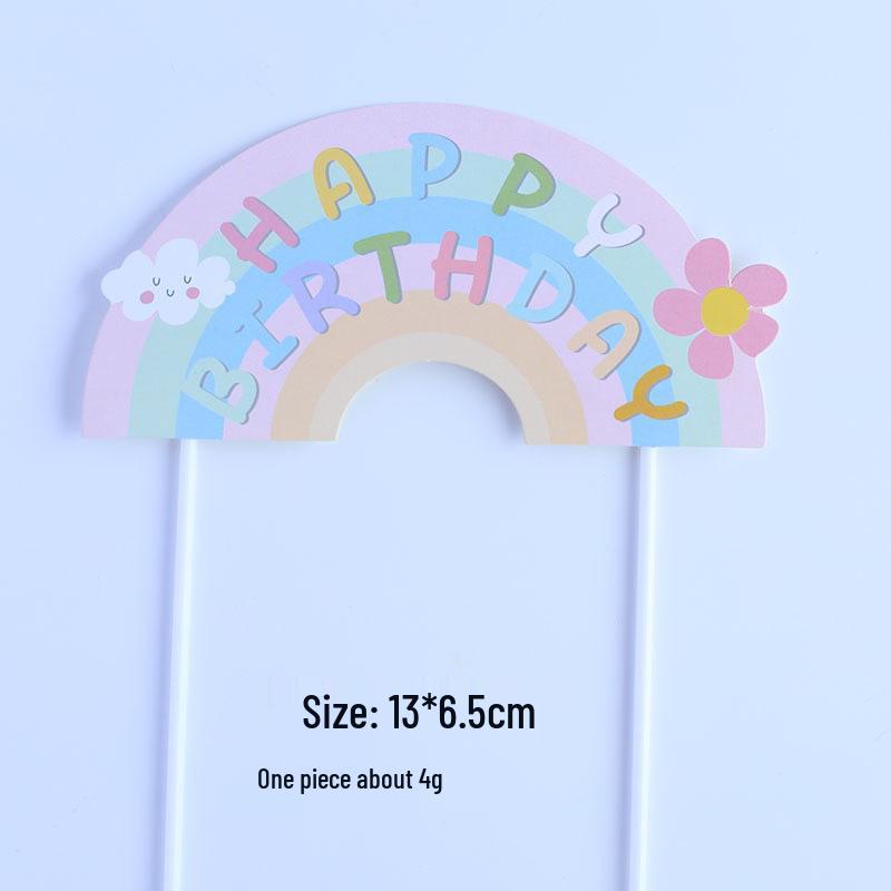 Pale Green Rabbit Cake Toppers for First Birthday or Full Moon Celebrations