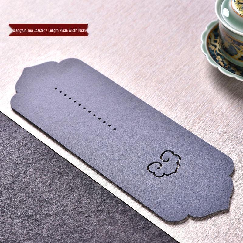 Durable Kung Fu Tea Set Felt Mat: Absorbent Coaster, Tea Tray, Pot Nurturing, Anti-Collision Accessories
