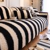 Plush Sofa Cushion Light Luxury High-End Non-Slip Seat Cushion  New Winter Leather Sofa Cover Winter Cover Cloth Towel