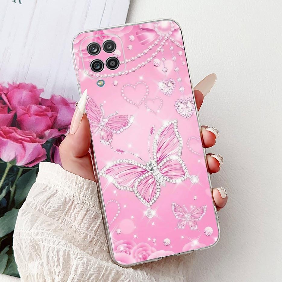 For Samsung Galaxy A12 Case SM-A125F Popular Fashion Painted Cover Soft Slim Phone Case For Samsung A12 F12 M 12 Galaxy M12 Bags