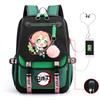 Demon slayer ghost extermination column student schoolbag junior high school student primary school student middle school student backpack