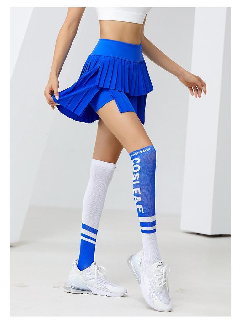 Women's Quick-Dry Pleated Sports Skirt for Badminton, Tennis, Yoga, Fitness, Running, and Marathon