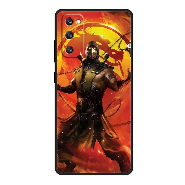 Game Mortal Kombat For Samsung Galaxy S21 Plus S22 Ultra 5g S10 Lite Note 20 10 S8 S20 Fe S9 S10e S7 Bag Phone Case
