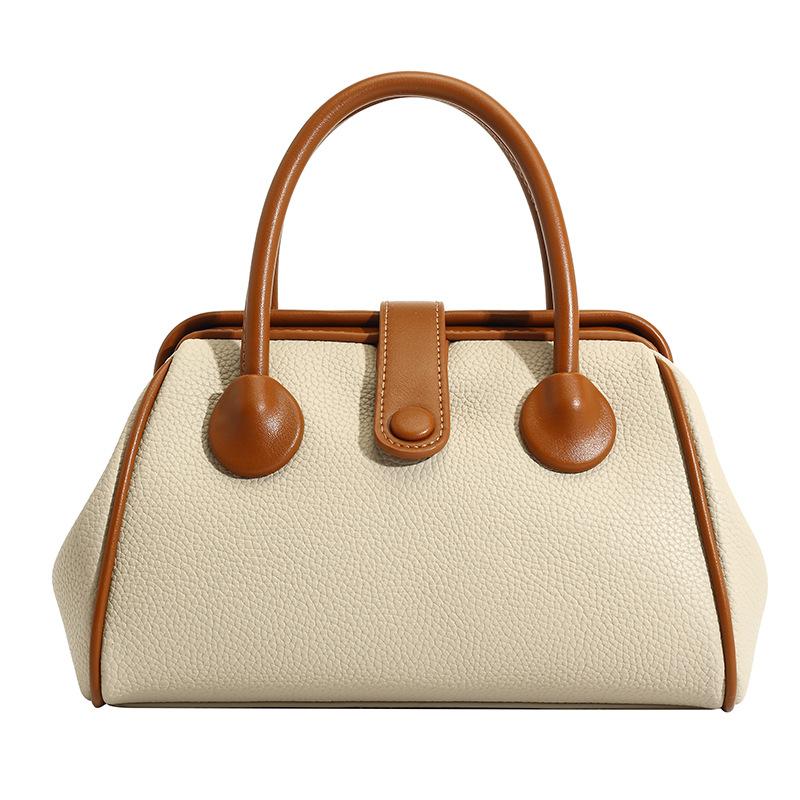 Handbag, Niche, High-end, Pillow Bag, Spring New Item, Soft Leather, Fashionable, Large Capacity, Mom Bag, Clip Bag
