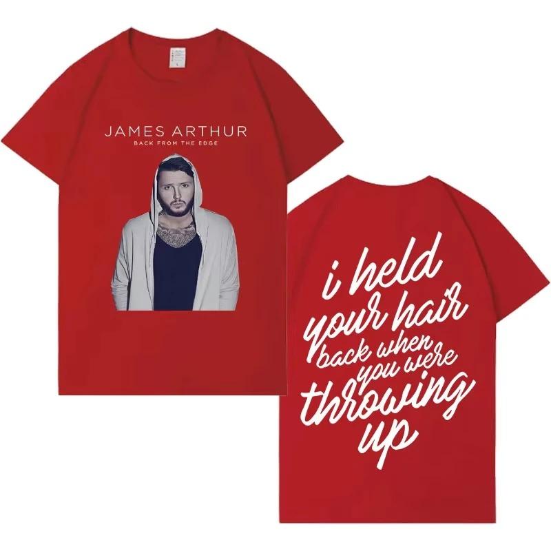 James Arthur 2026 Popular Graphic TShirt DoubleSided Printed Premium Aesthetic Fashion Tee Unisex Streetwear Short Sleeve S