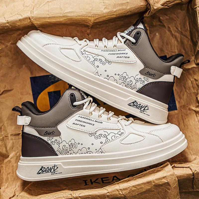Hohe Herbst-Neue Sportschuhe Lässige Board-Schuhe Plateau Trendschuhe Winter