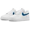 Nike Scarpe Casual da Uomo Air Force 1 '07 Bianco Blu Corte FJ4146-123