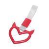 For Car Tow Decoration Belt Train Bus Handle Hand Strap Drift Charm Strap Drift Front Tow Hook Car Styli Tow Rope Heart Ring