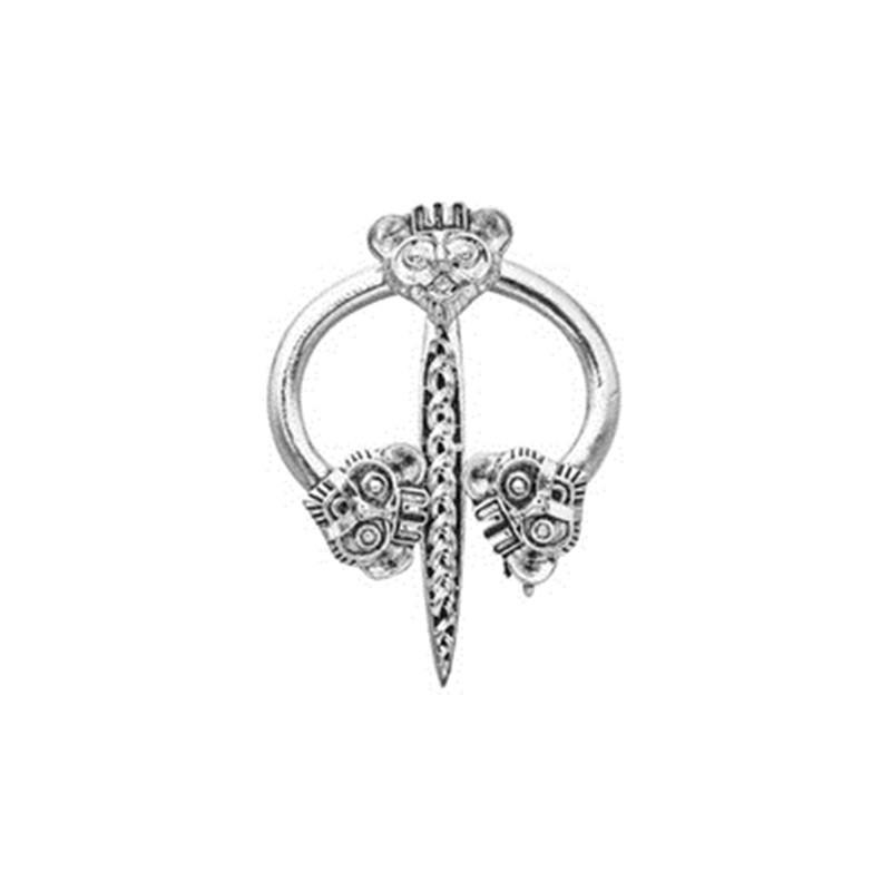 New Fashion Women Hand Forged Medieval Norse Runic Viking Jewelry Vintage Wulflund Belt Buckles Viking Cloak Brooch Cloak Pin