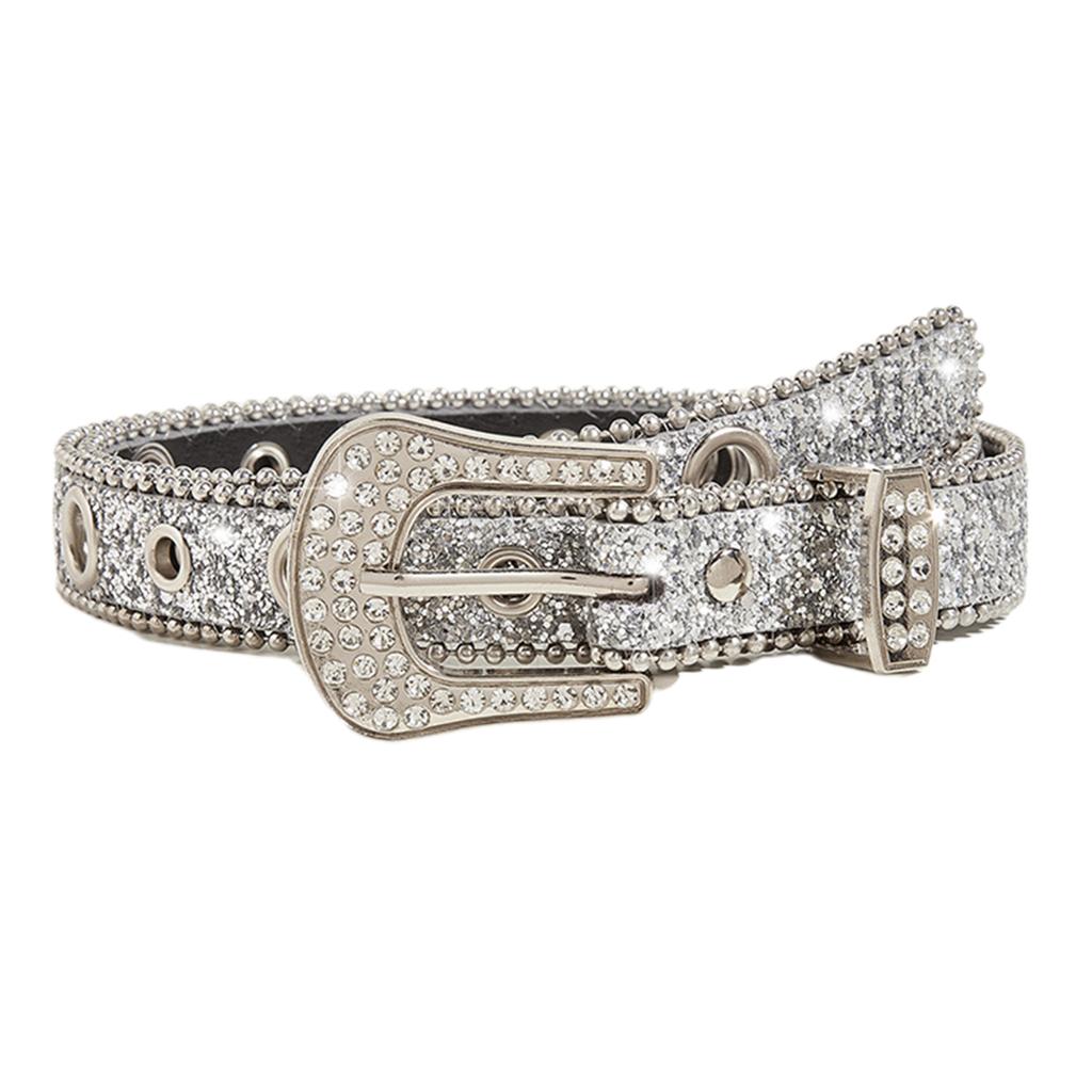 Rhinestone Waist Belt Jean Belt Crystal Belt Bling Rhinestone Belt Women Cowgirl Western Rhinestone Waistband