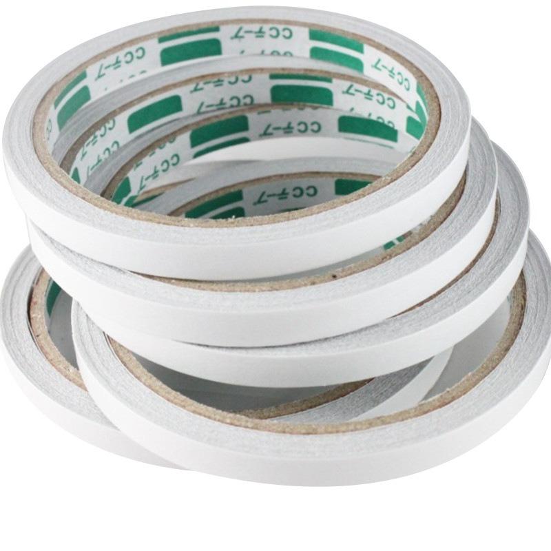 10Pcs Double Sided Faced Strong Adhesive Tape for Office Supplies 8mm.