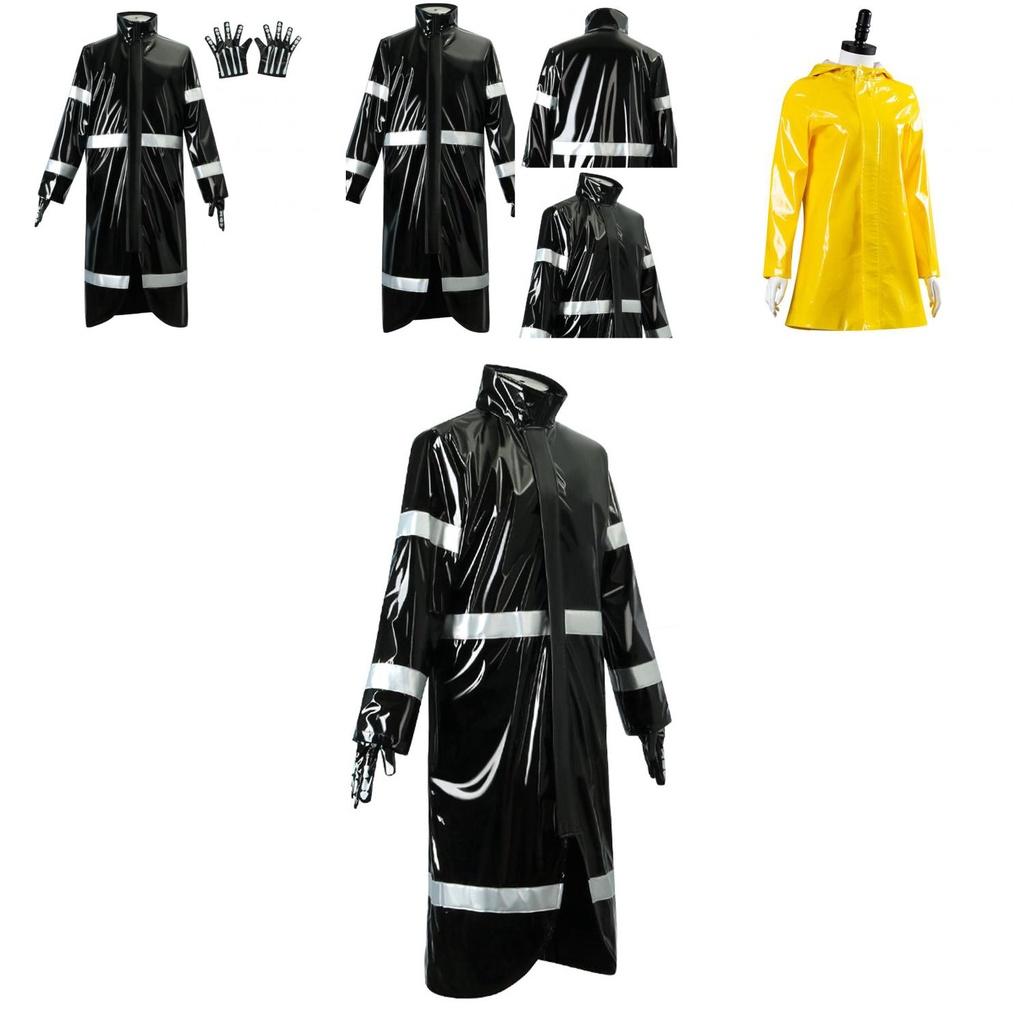 Coraline Wybie Cosplay Roupa Trench Coat Para Festa de Halloween