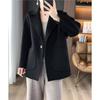 Winter Wool Coat for Women Loose Fit Tweed Jacket Oversized Warm Outerwear