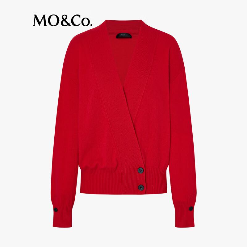 MO&Co. V-Neck Cashmere Blend Sweater