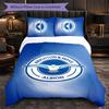 Brighton & Hove Albion Football 3 Piece Bedding Set Soft Duvet Cover Set with Pillowcases Printed Bedroom Decor Set for Home