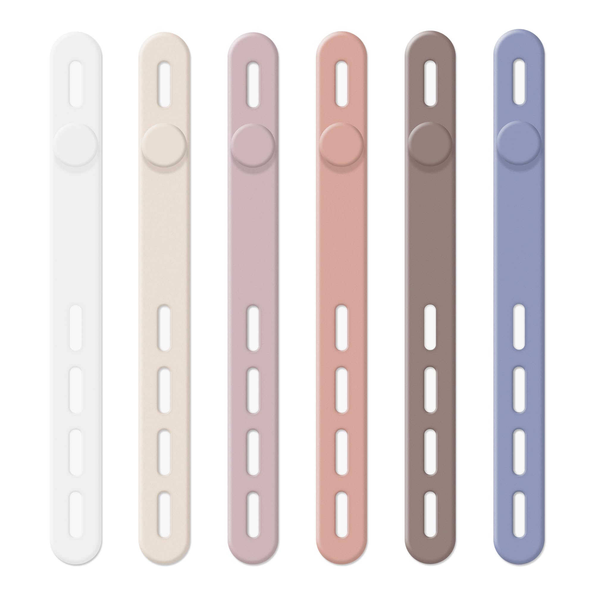 

of easy to Cable cord cable cord organizing cable clip set of [Set 6, 4-hole adjustment, install] clip, clip, band, (Morandi color, 6)