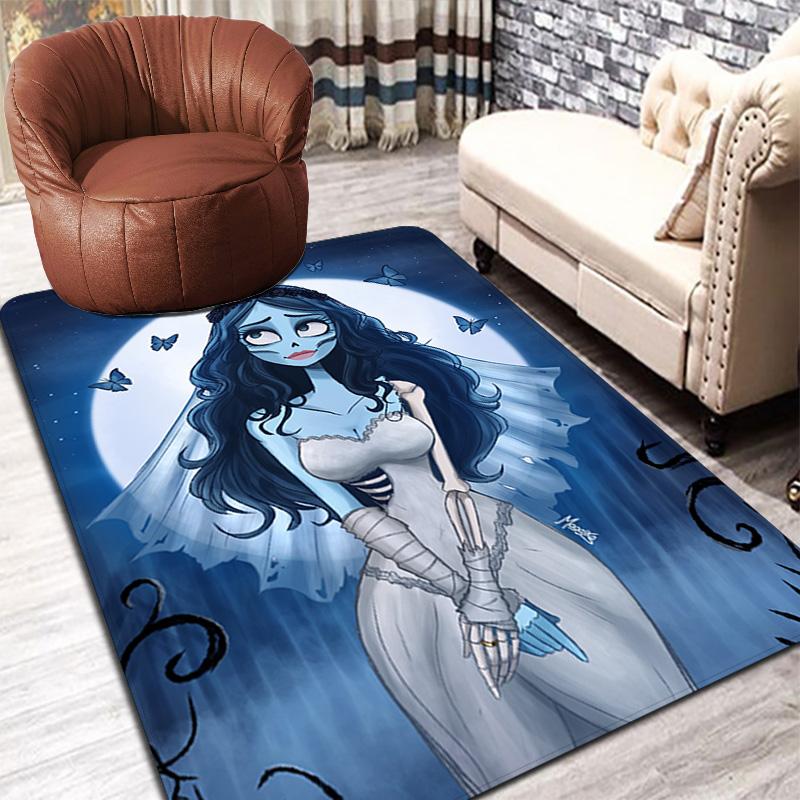 Corpse bride Rug Floor Mat for Living Room or Bedroom Soft and Comfortable Carpet a Gift for Birthday and Holiday.NFF0928041