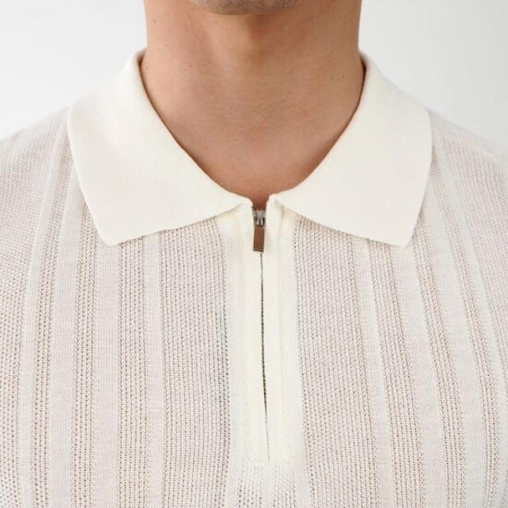 Onl Men S Ribbed muScle Fit Short Sleeve Knit