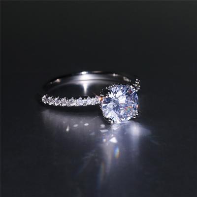 Neue Luxus-Hochzeitsringe für Frauen, AAA-Zirkonia, modisches, vertragliches Damen-Finger-Accessoire, vielseitiger Schmuck, schönes Geschenk