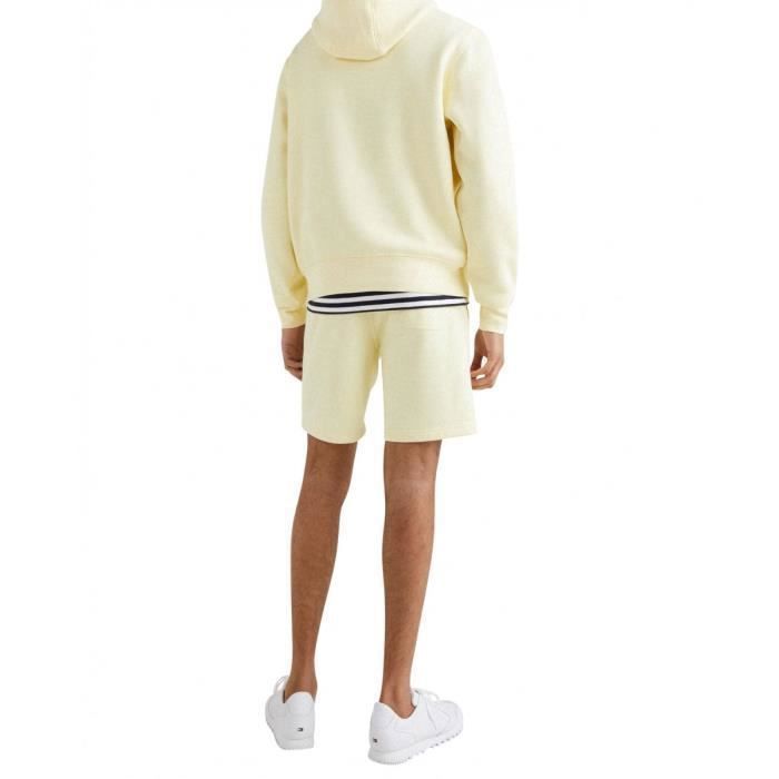 Sweat à capuche - TOMMY HILFIGER - Jaune - Manches longues - Col capuche - Adulte