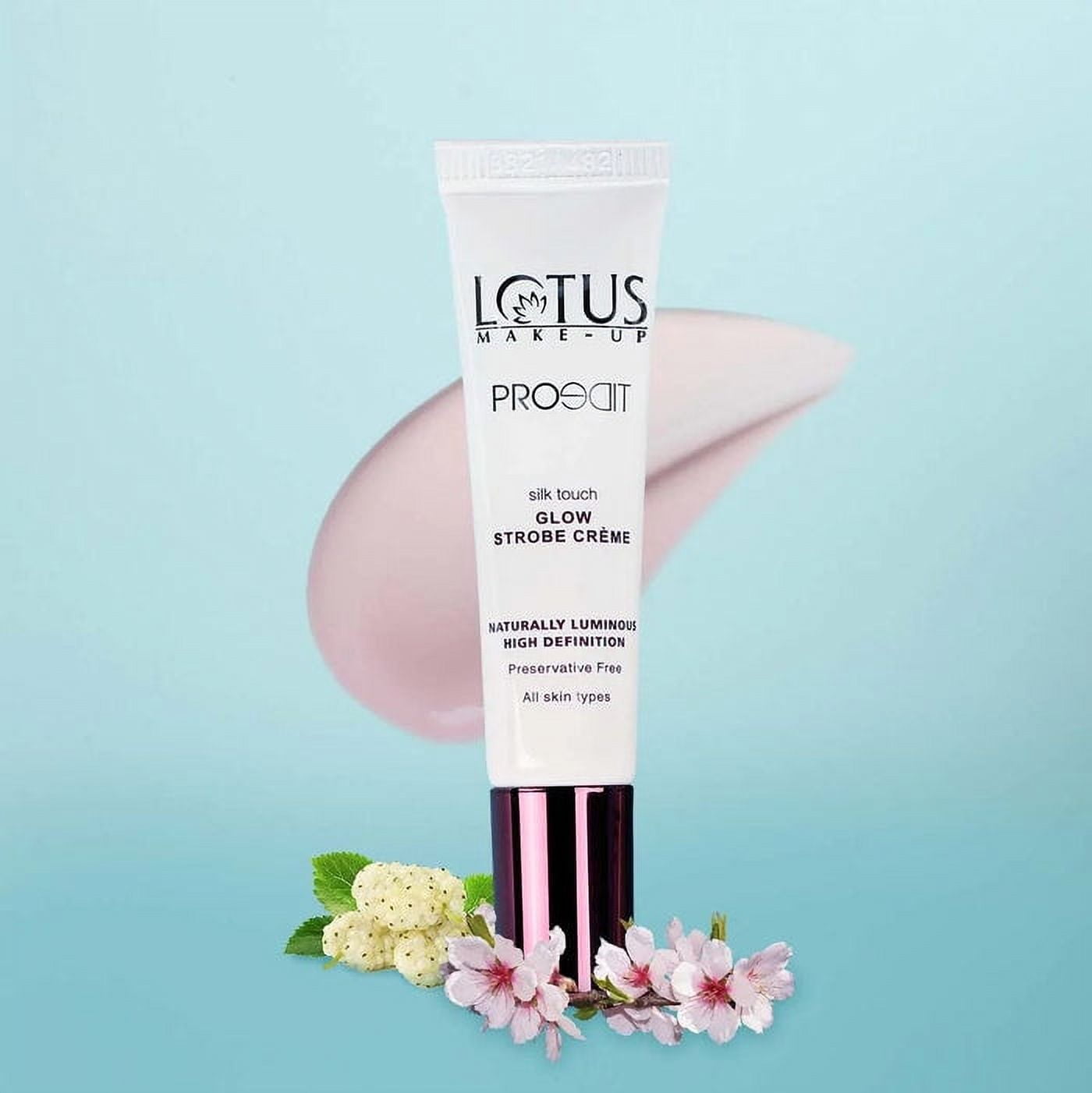 

Lotus Herbals Proedit Silk Touch Glow Strobe Cream, Pink 15g