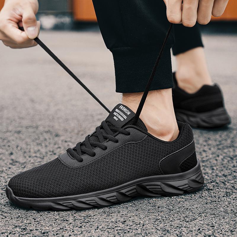 Summer Men'S Casual Shoes Breathable Mesh Men'S Shoes Large Size Fashion Sports Shoes Lightweight Running Shoes
