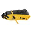Bikepacking Bag 500D PVC Yellow and Black Waterproof 13L Non Slip Bike Saddle Bag for Long Ride